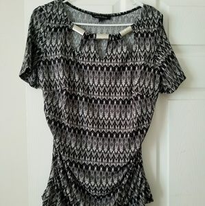 Alex & Olivia Patterned Top